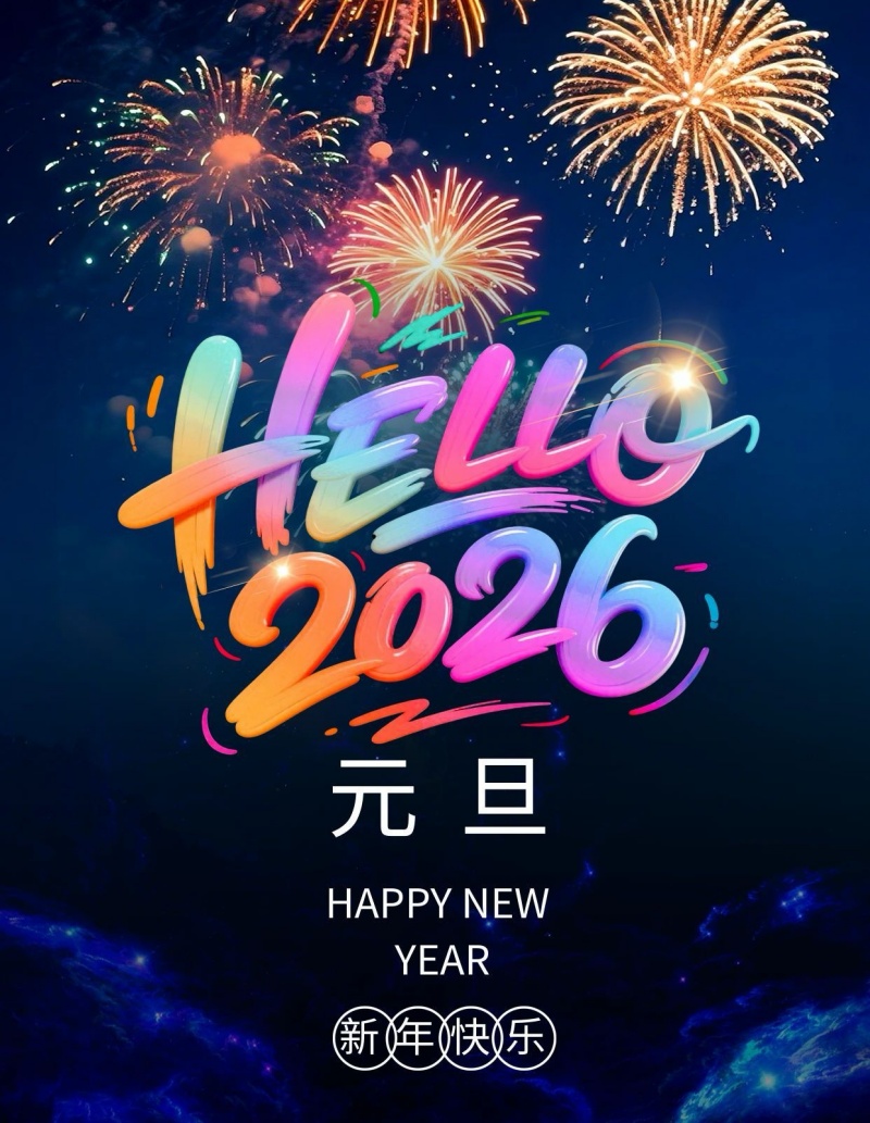 图怪兽_创意2026年马年元旦借势宣传海报 图怪兽_创意2026年马年元旦借势宣传海报